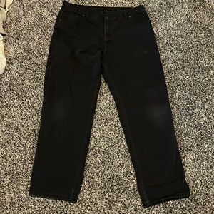 I am selling these black dickies carpenter pants. They are pretty big